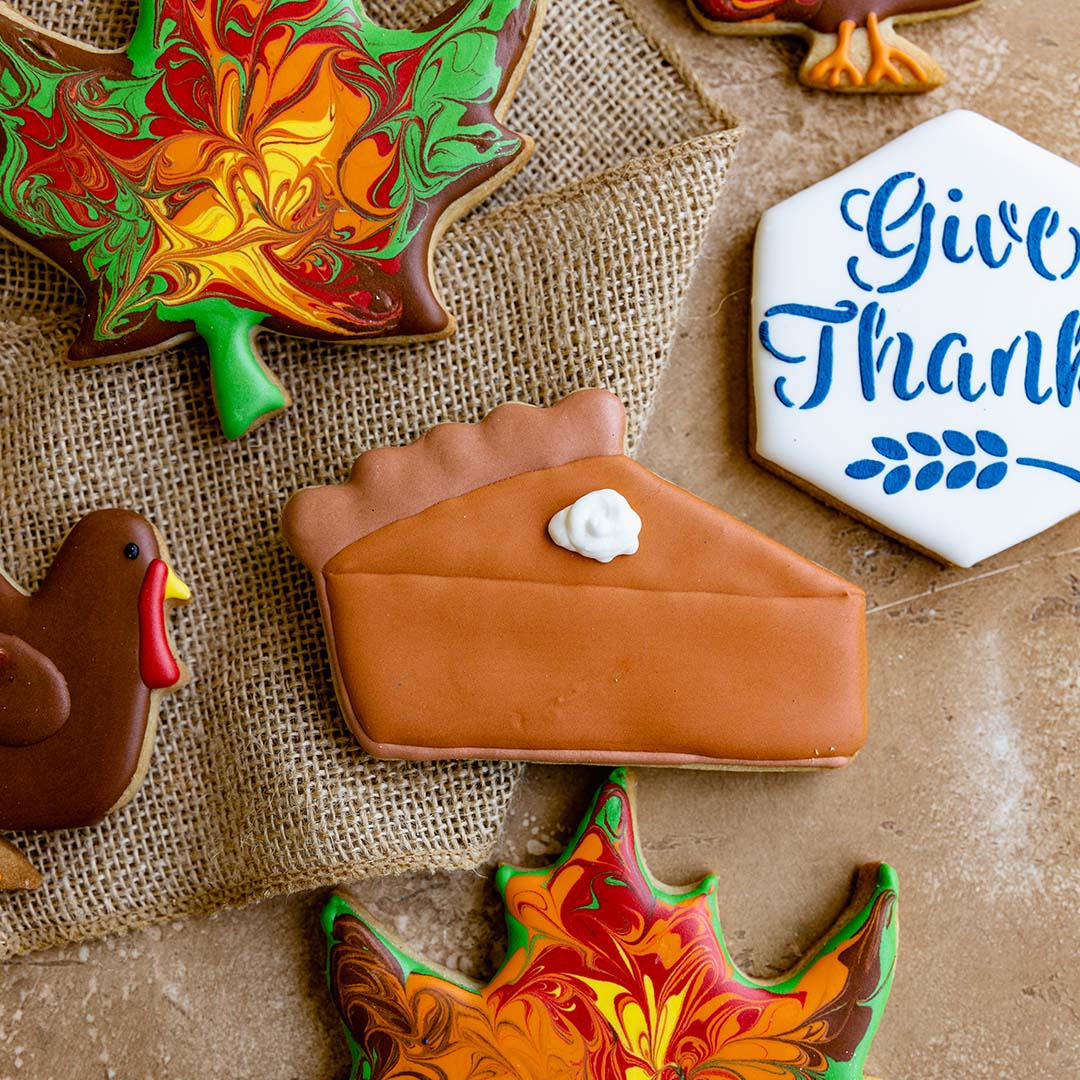Thanksgiving Decorated Cookie Set