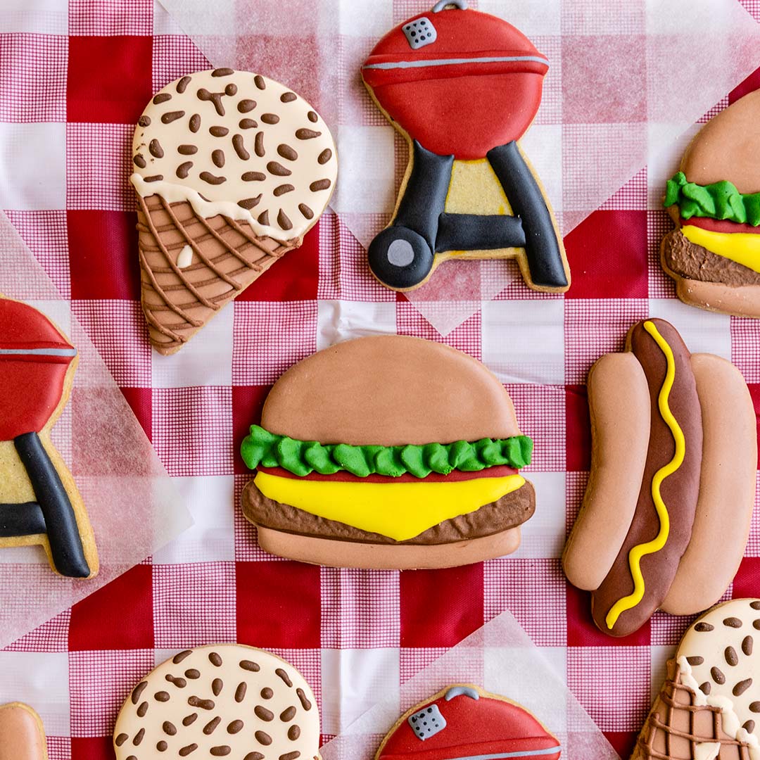 Labor Day Decorated Cookie Set