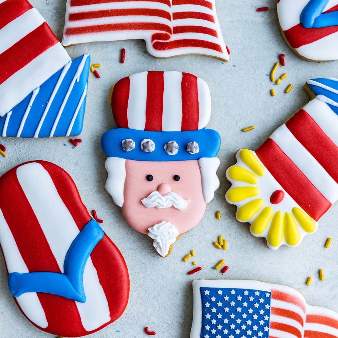 4th of July Decorated Cookie Set