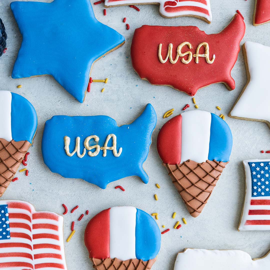 Memorial Day Decorated Cookie Set