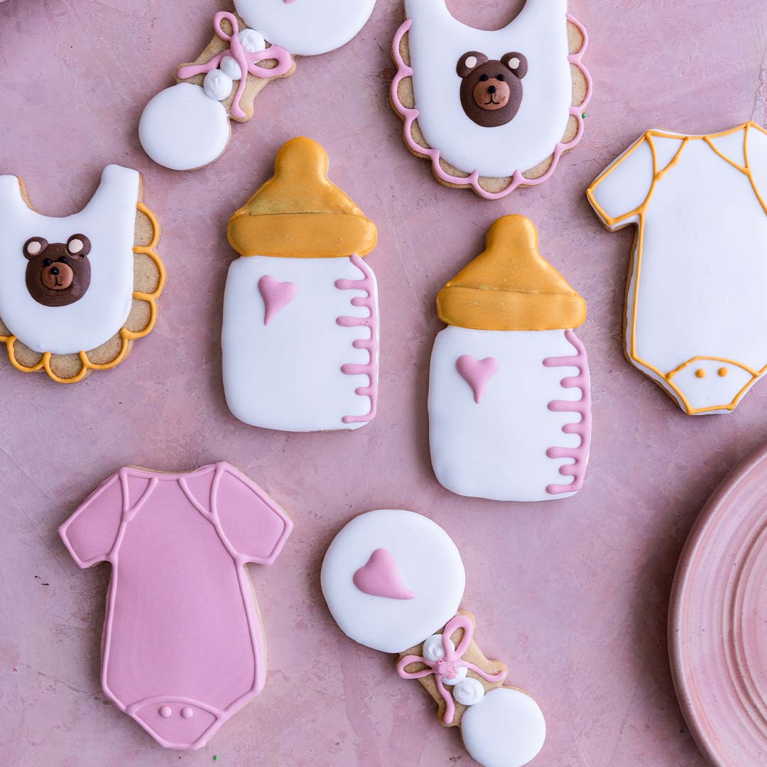 Baby Shower Decorated Cookie Set